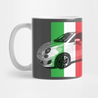 Fiat with Italia Flag Mug